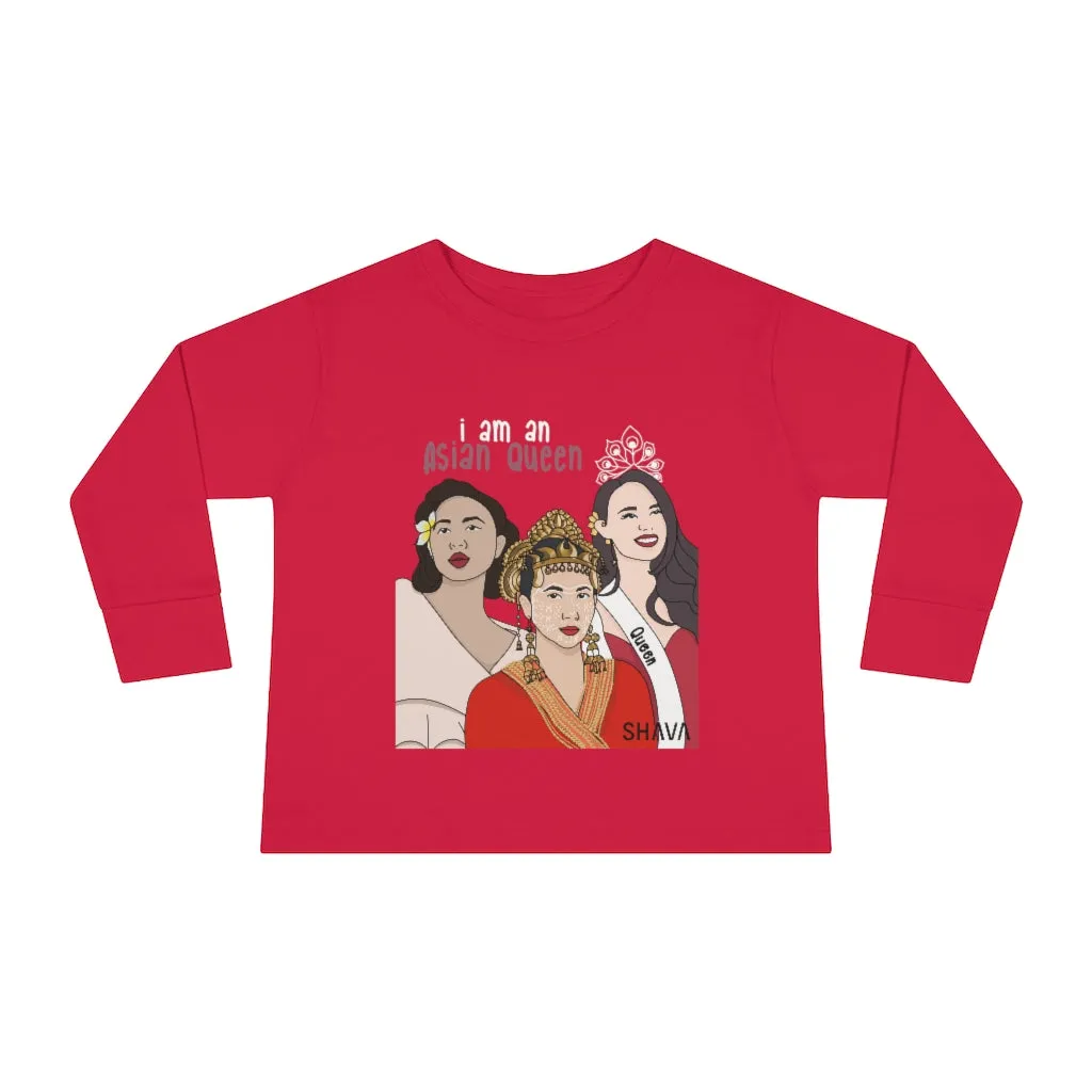 IAC  KIDS Long Sleeves Toddler  / I am Asian Queen