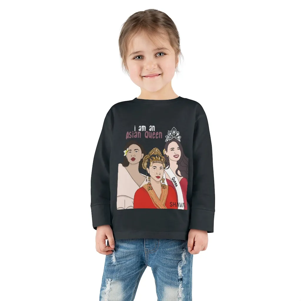 IAC  KIDS Long Sleeves Toddler  / I am Asian Queen