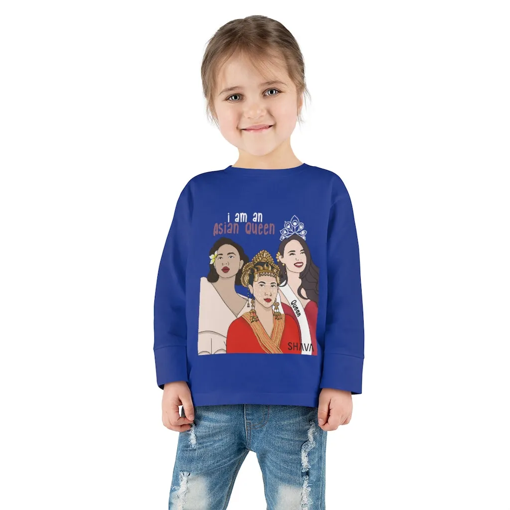 IAC  KIDS Long Sleeves Toddler  / I am Asian Queen