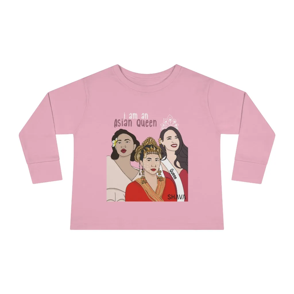 IAC  KIDS Long Sleeves Toddler  / I am Asian Queen