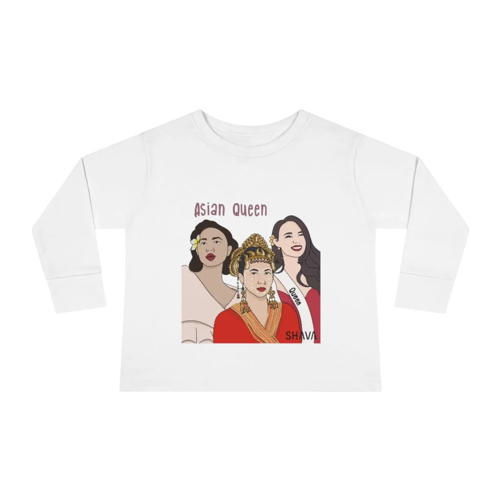 IAC  KIDS Long Sleeves Toddler  / I am Asian Queen