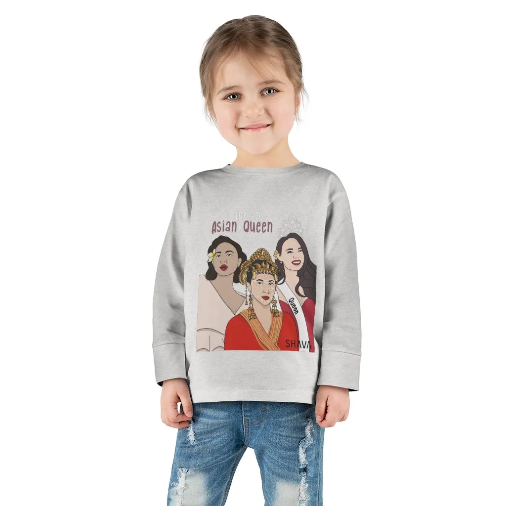 IAC  KIDS Long Sleeves Toddler  / I am Asian Queen