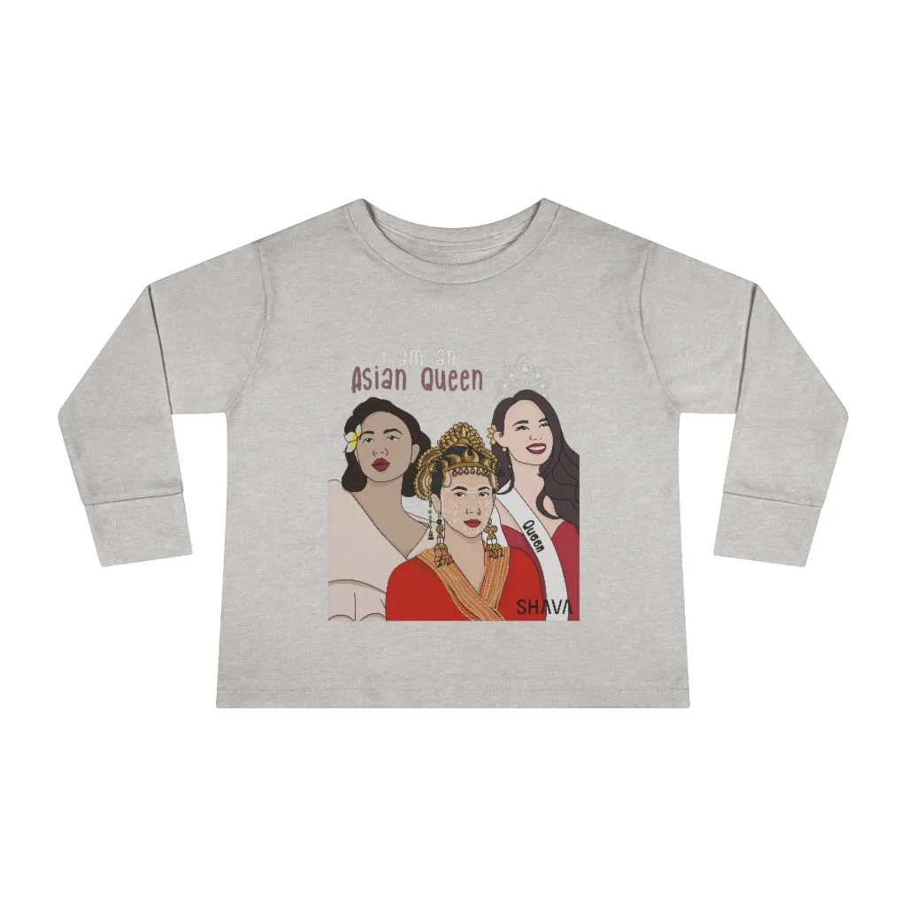 IAC  KIDS Long Sleeves Toddler  / I am Asian Queen