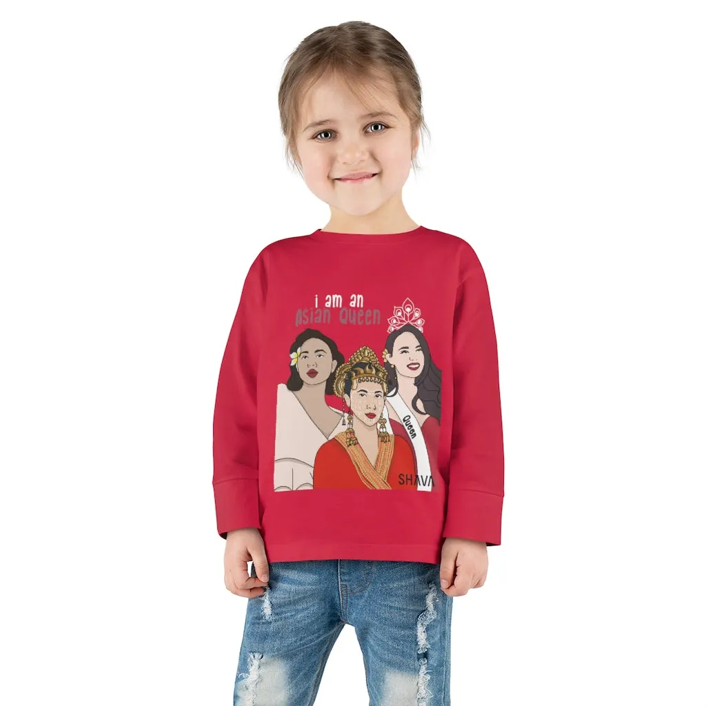 IAC  KIDS Long Sleeves Toddler  / I am Asian Queen