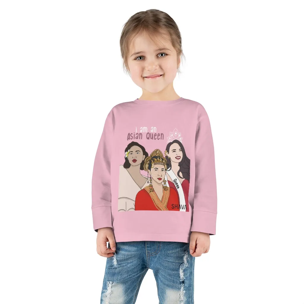 IAC  KIDS Long Sleeves Toddler  / I am Asian Queen