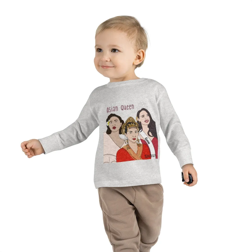 IAC  KIDS Long Sleeves Toddler  / I am Asian Queen