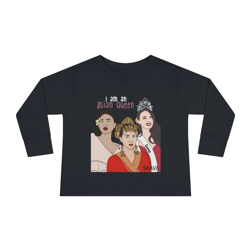 IAC  KIDS Long Sleeves Toddler  / I am Asian Queen