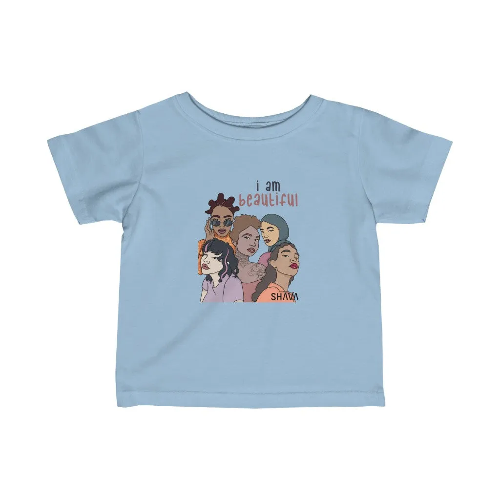 IAC  KIDS T-Shirts Infant Fine Jersey Tee / I am Beautiful