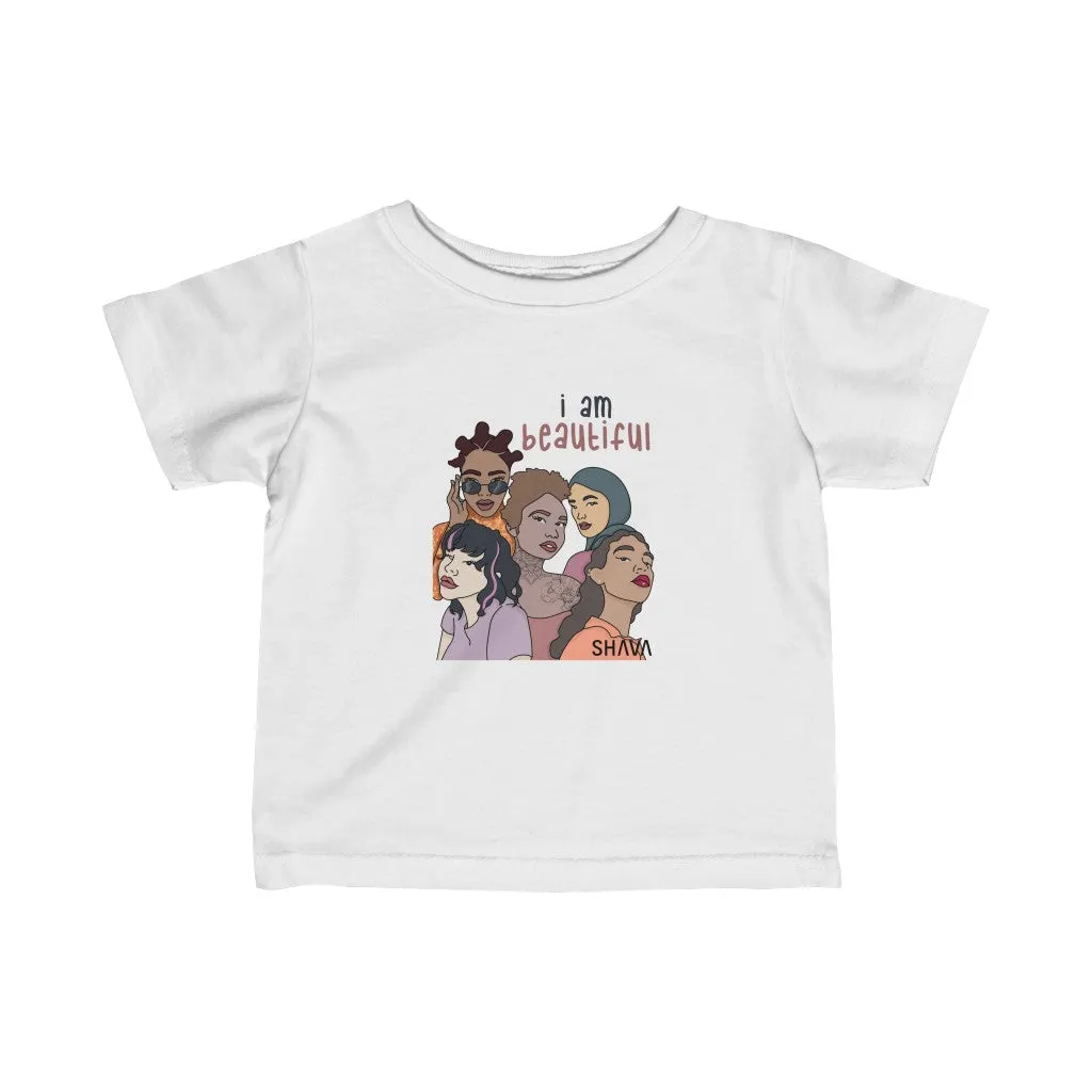 IAC  KIDS T-Shirts Infant Fine Jersey Tee / I am Beautiful