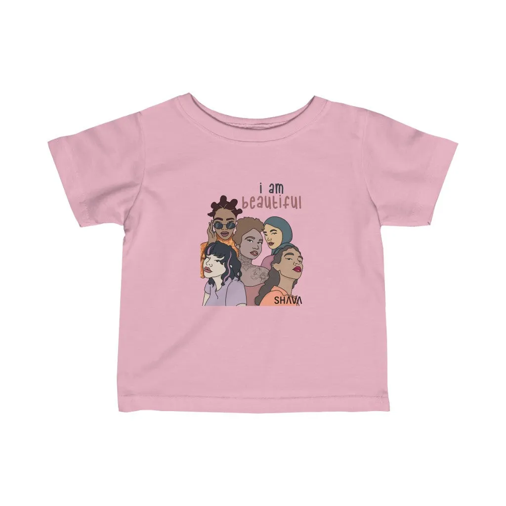 IAC  KIDS T-Shirts Infant Fine Jersey Tee / I am Beautiful