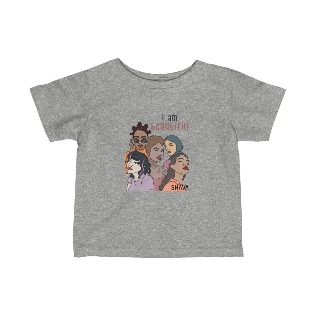 IAC  KIDS T-Shirts Infant Fine Jersey Tee / I am Beautiful