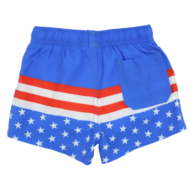 Knuckleheads - Patriotic Swim Shorts in Red/White/Blue