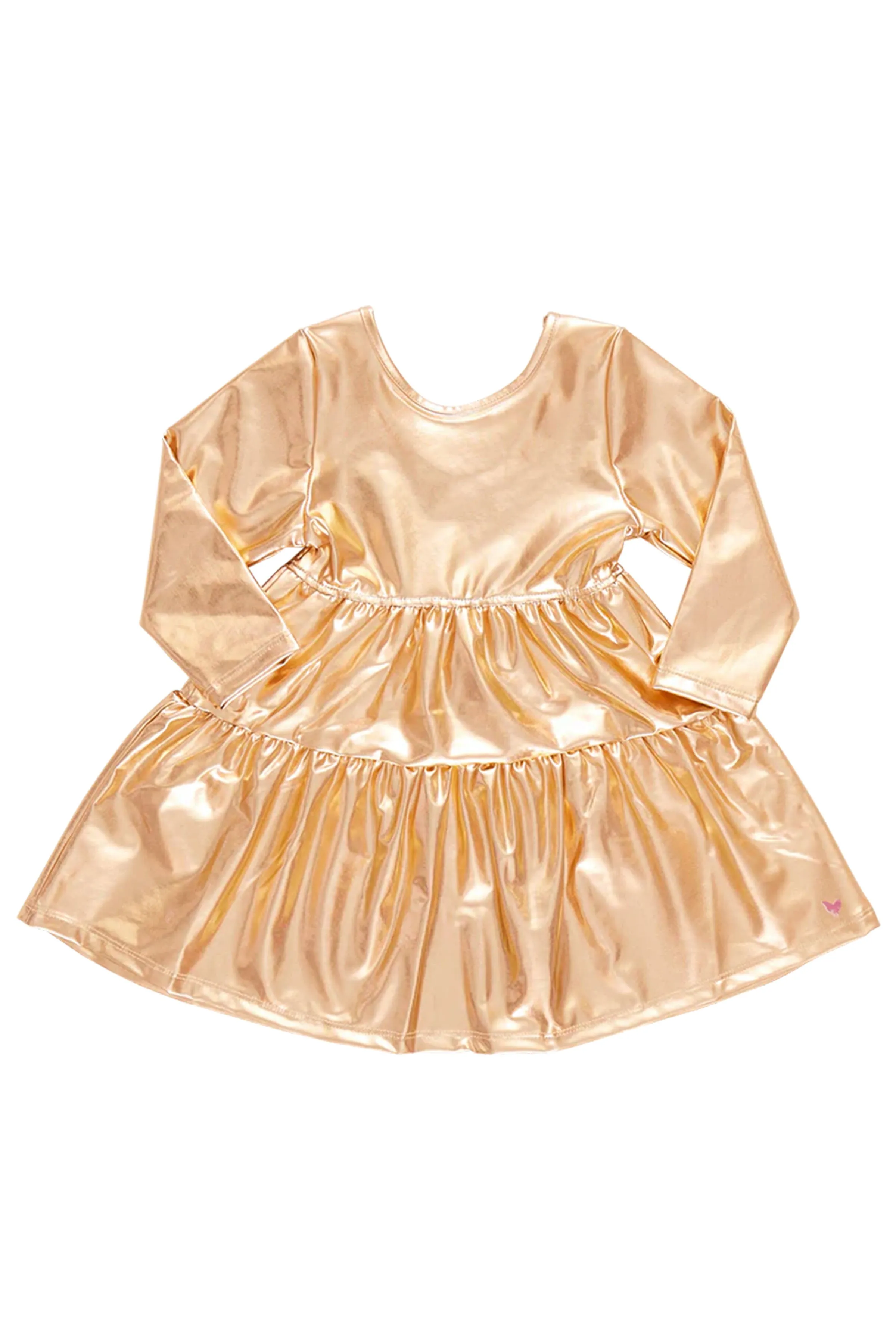 Lame Polly Dress (Gold)