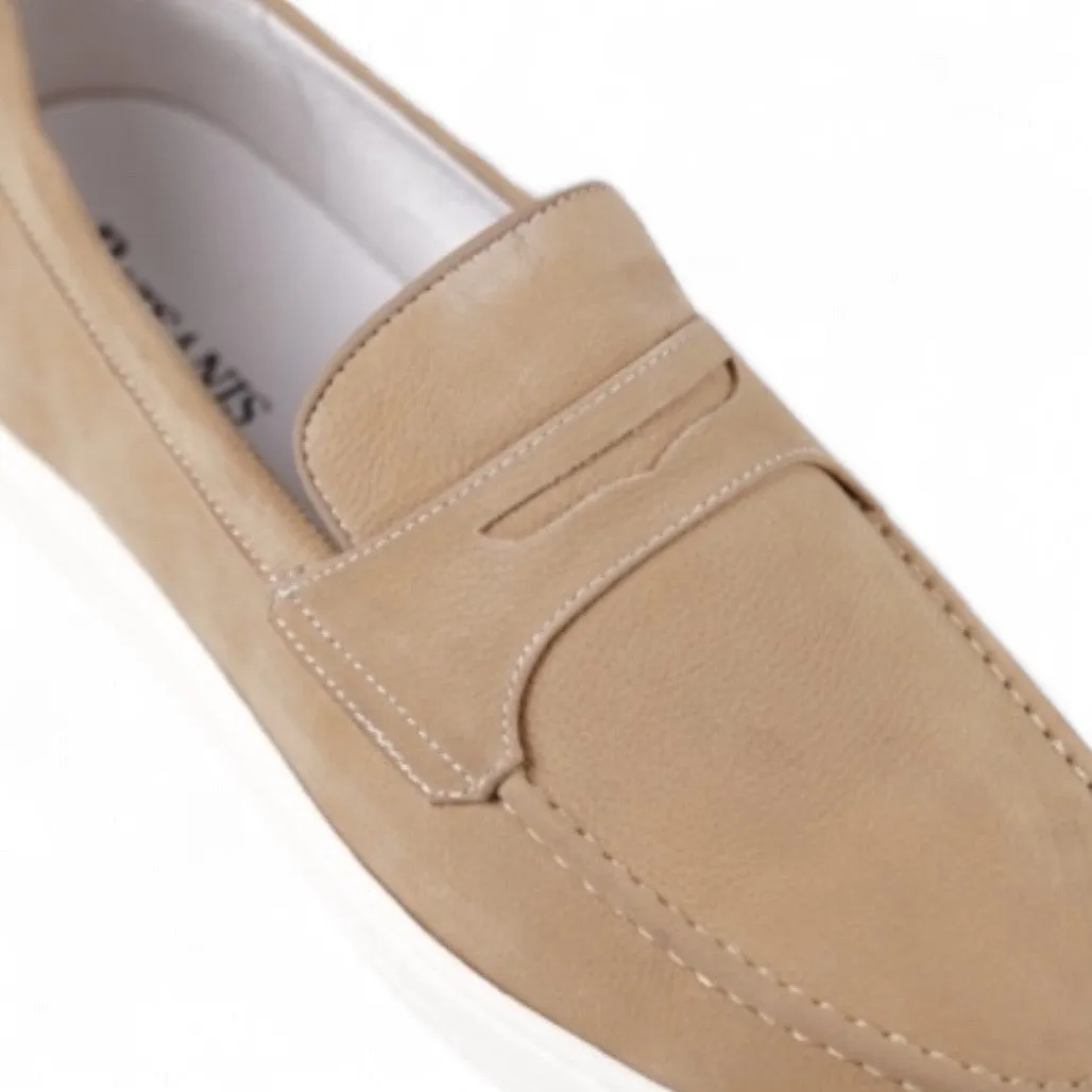 Magno Taupe Slip-Ons