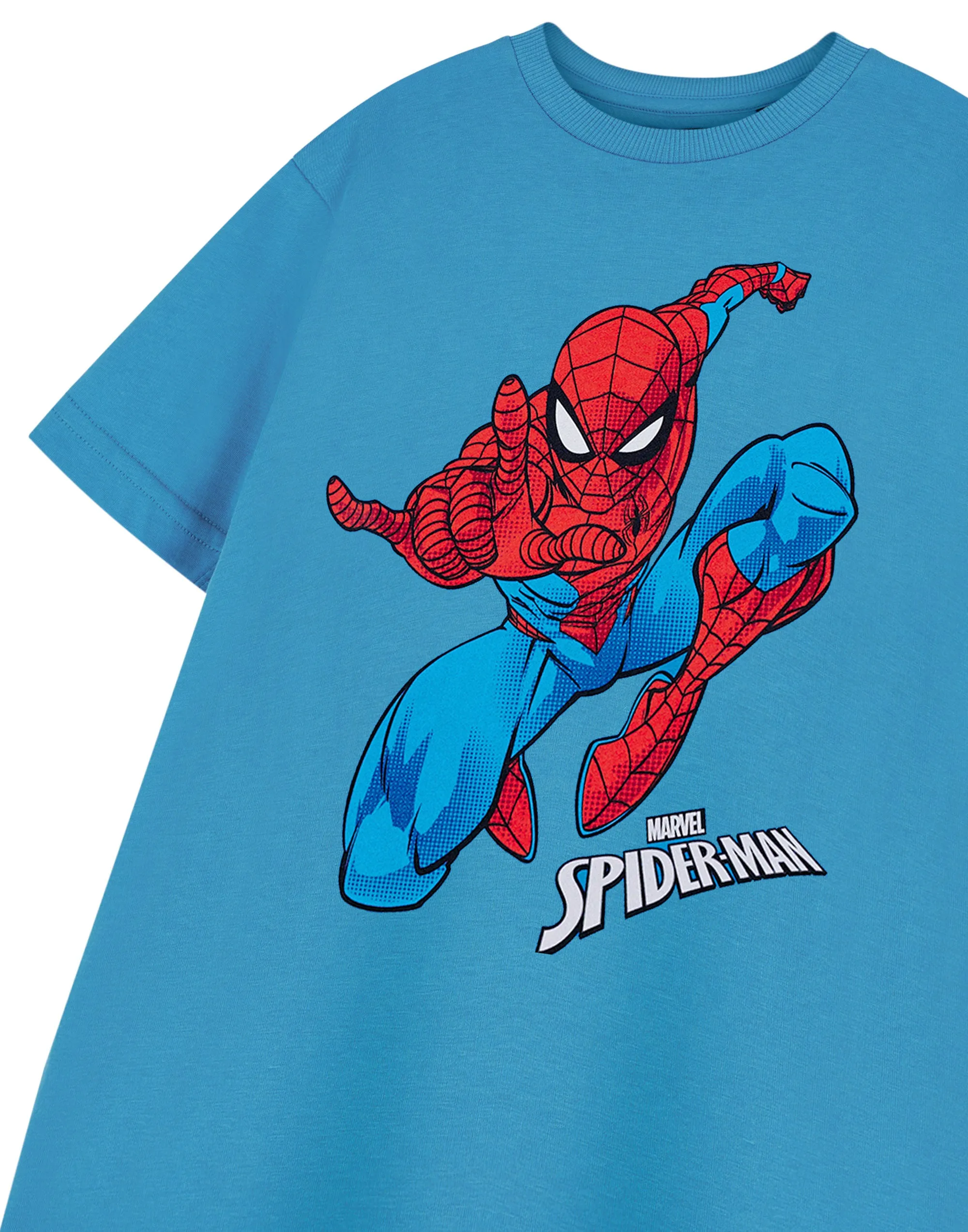 Marvel Jump Boys Blue Short Sleeved T-Shirt