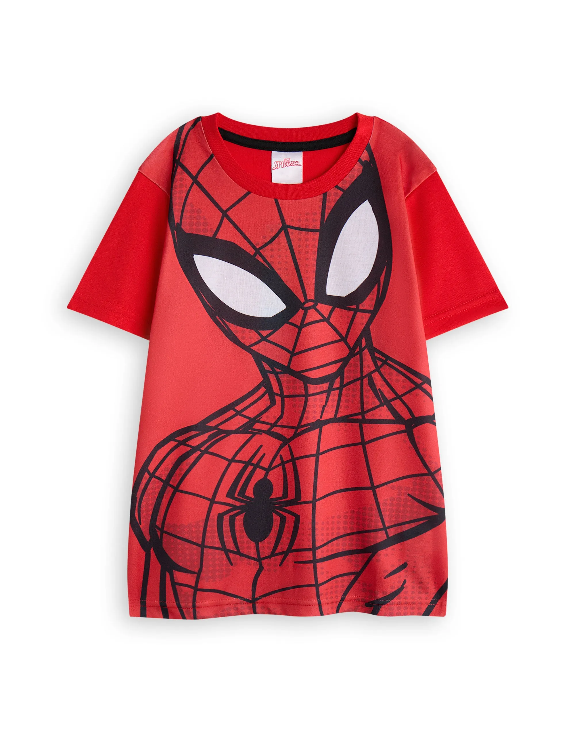 Marvel Spider-Man Boys Short Sleeve Short Leg Pyjama Set