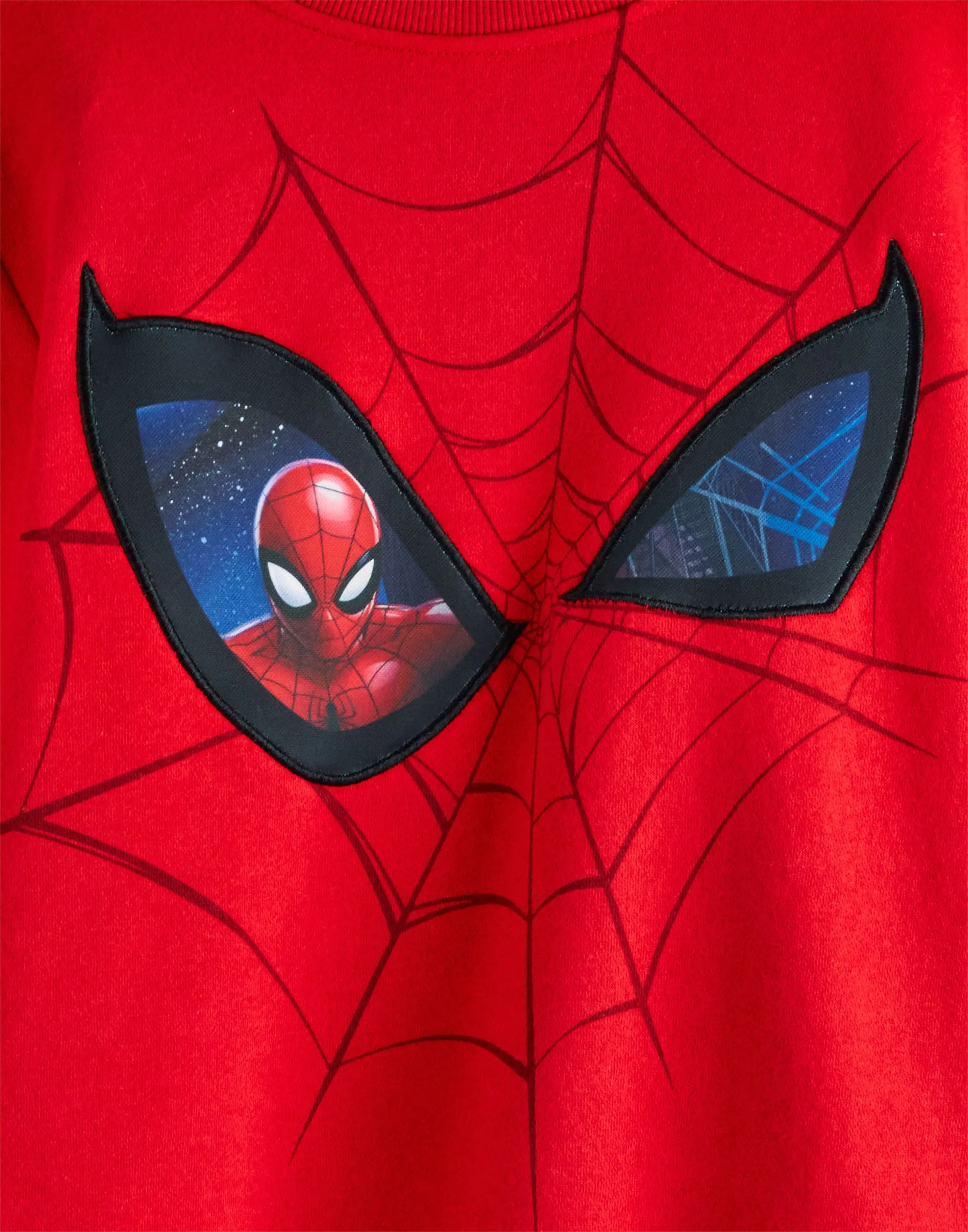 Marvel Spiderman Web & Eyes Boys Sweatshirt