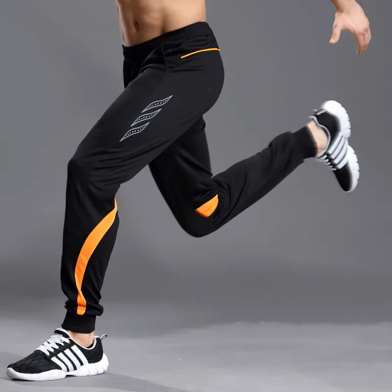 Men's Running Sports Pants With Zipper Pockets - SF0442