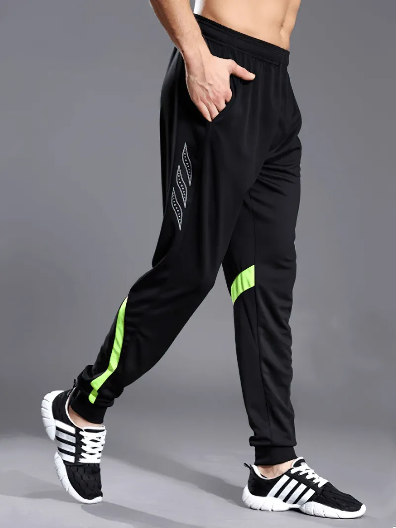 Men's Running Sports Pants With Zipper Pockets - SF0442