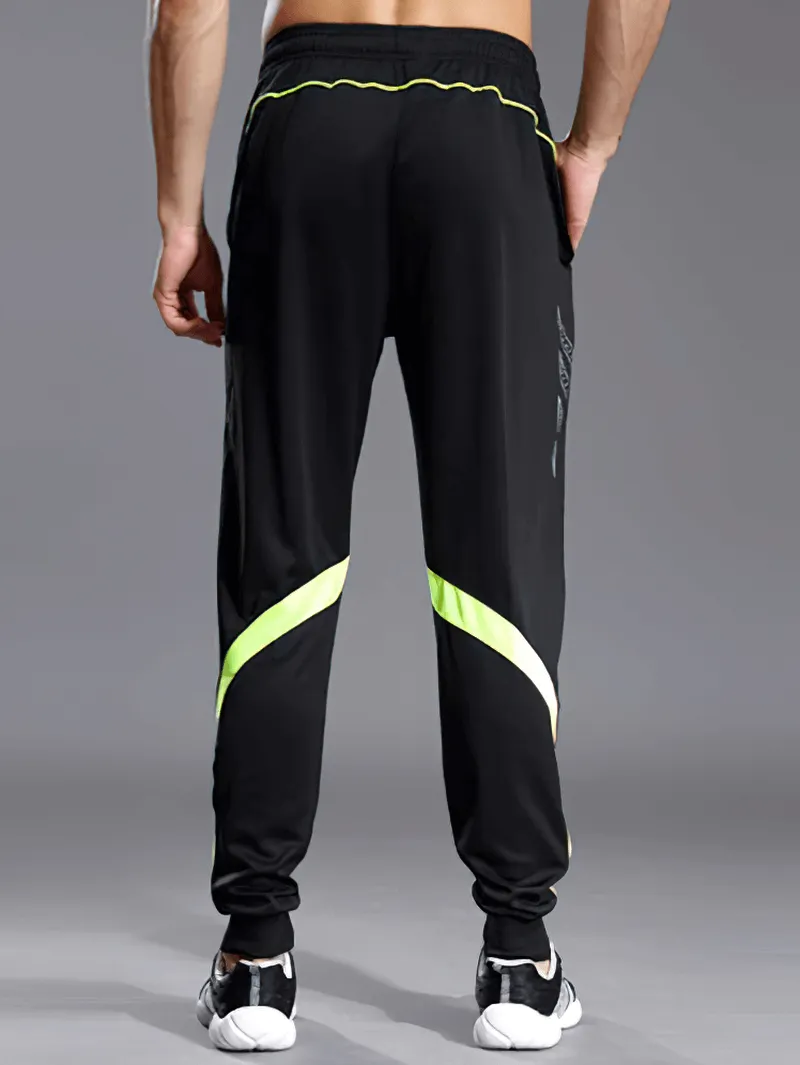 Men's Running Sports Pants With Zipper Pockets - SF0442