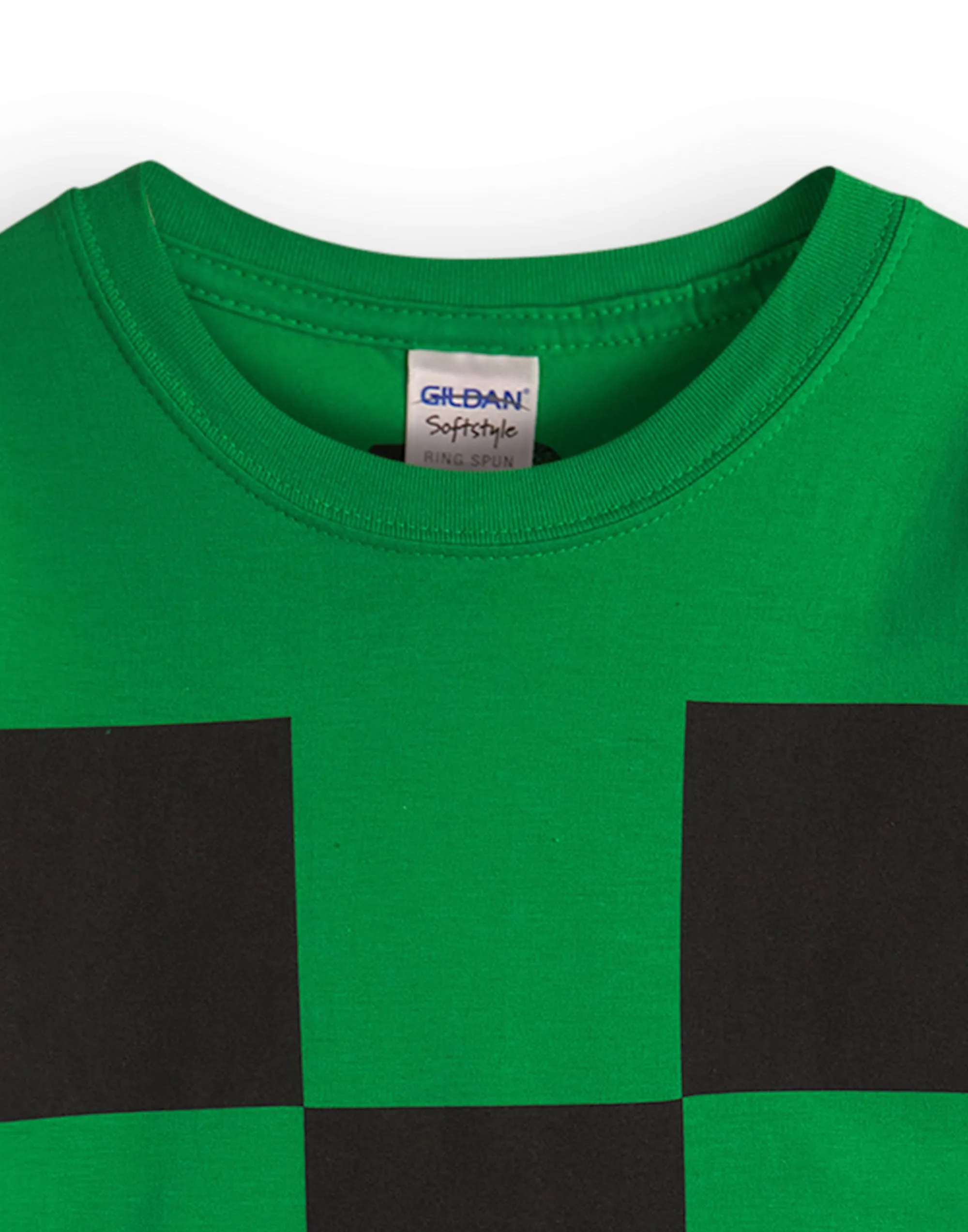 Minecraft Boys Green Short Sleeved T-Shirt