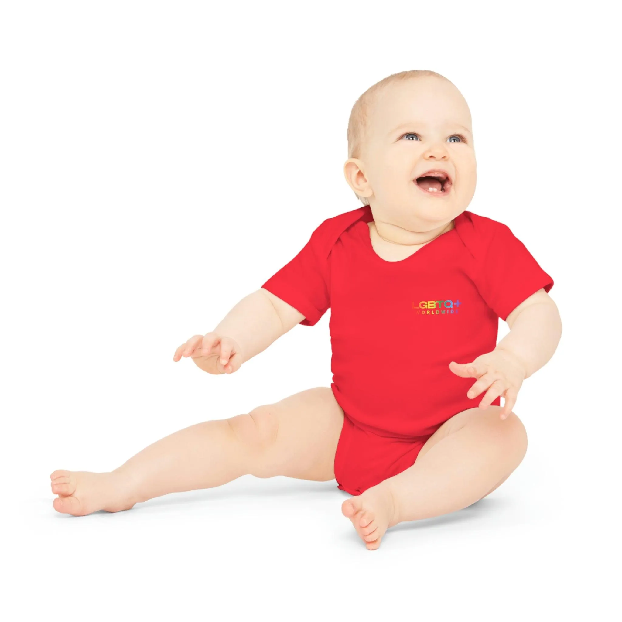 ,,MOAI" Baby Organic Short Sleeve Bodysuit