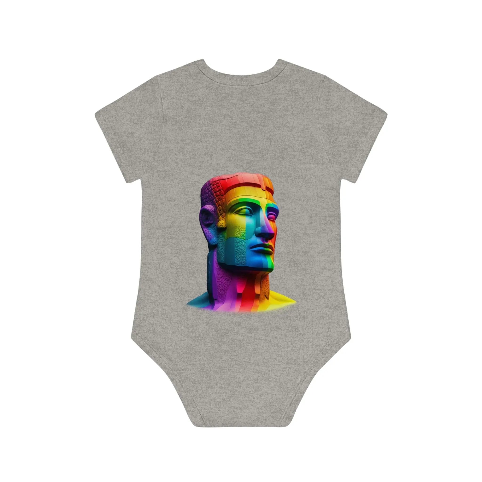 ,,MOAI" Baby Organic Short Sleeve Bodysuit