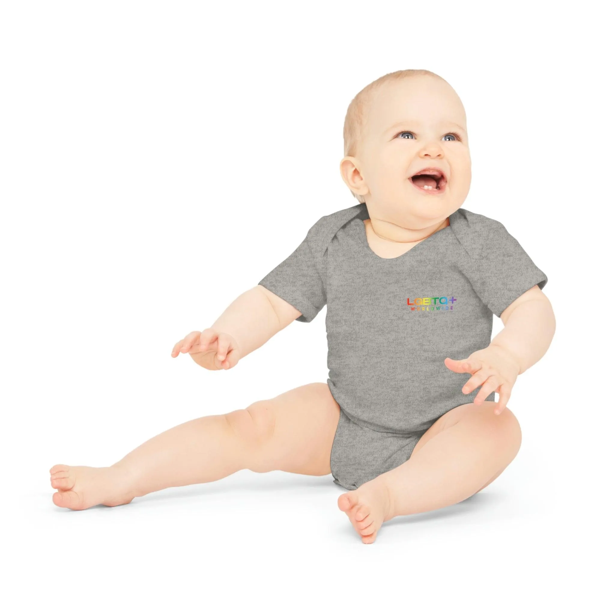 ,,MOAI" Baby Organic Short Sleeve Bodysuit