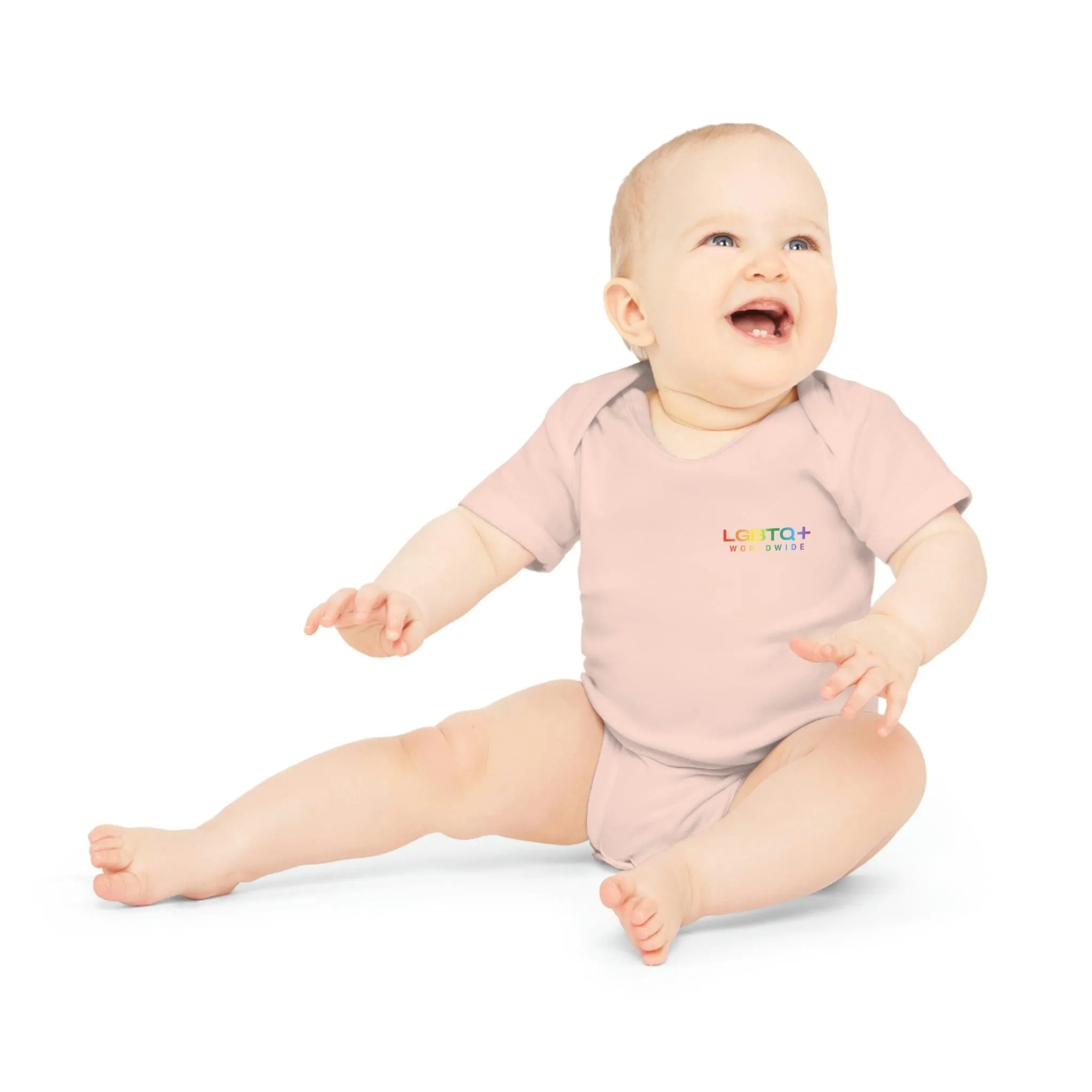 ,,MOAI" Baby Organic Short Sleeve Bodysuit