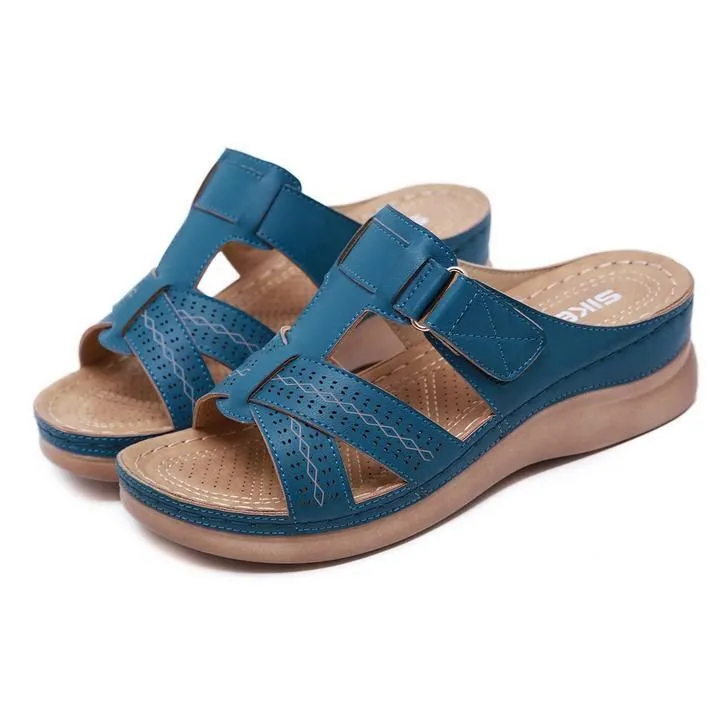 Owlkay Premium Comfy Vintage Open Toe Sandal