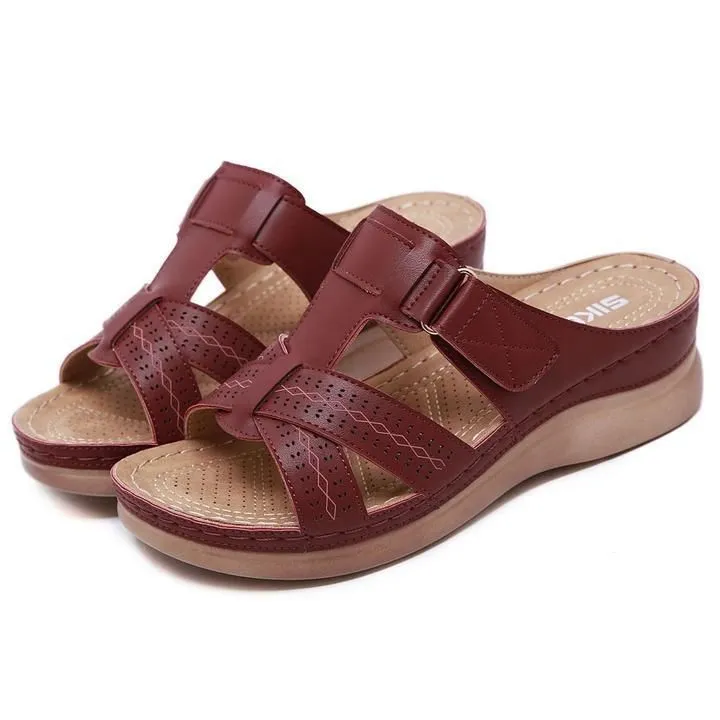 Owlkay Premium Comfy Vintage Open Toe Sandal