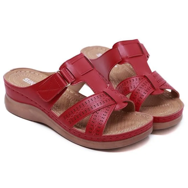 Owlkay Premium Comfy Vintage Open Toe Sandal