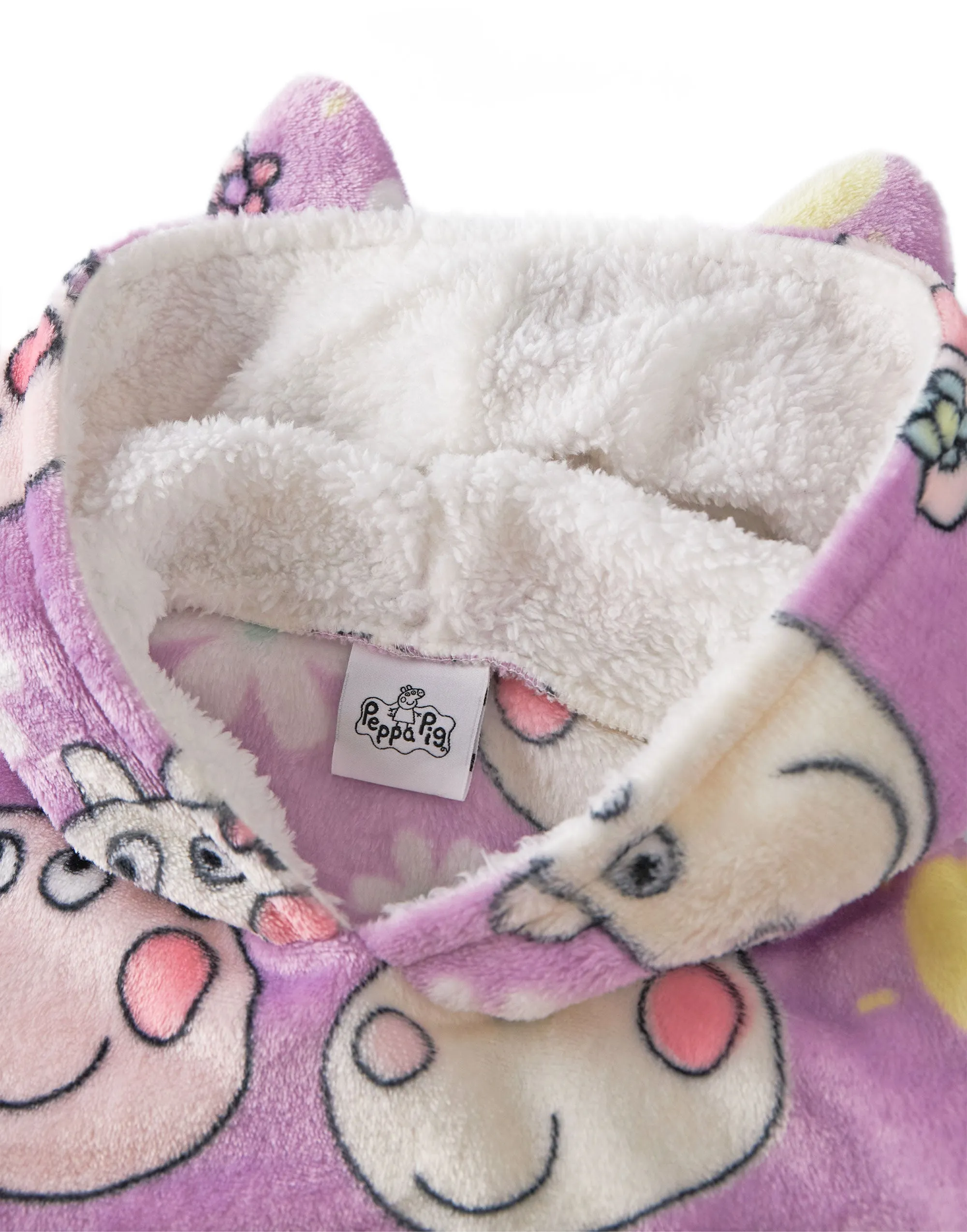 Peppa Pig Girls Blanket Hoodie