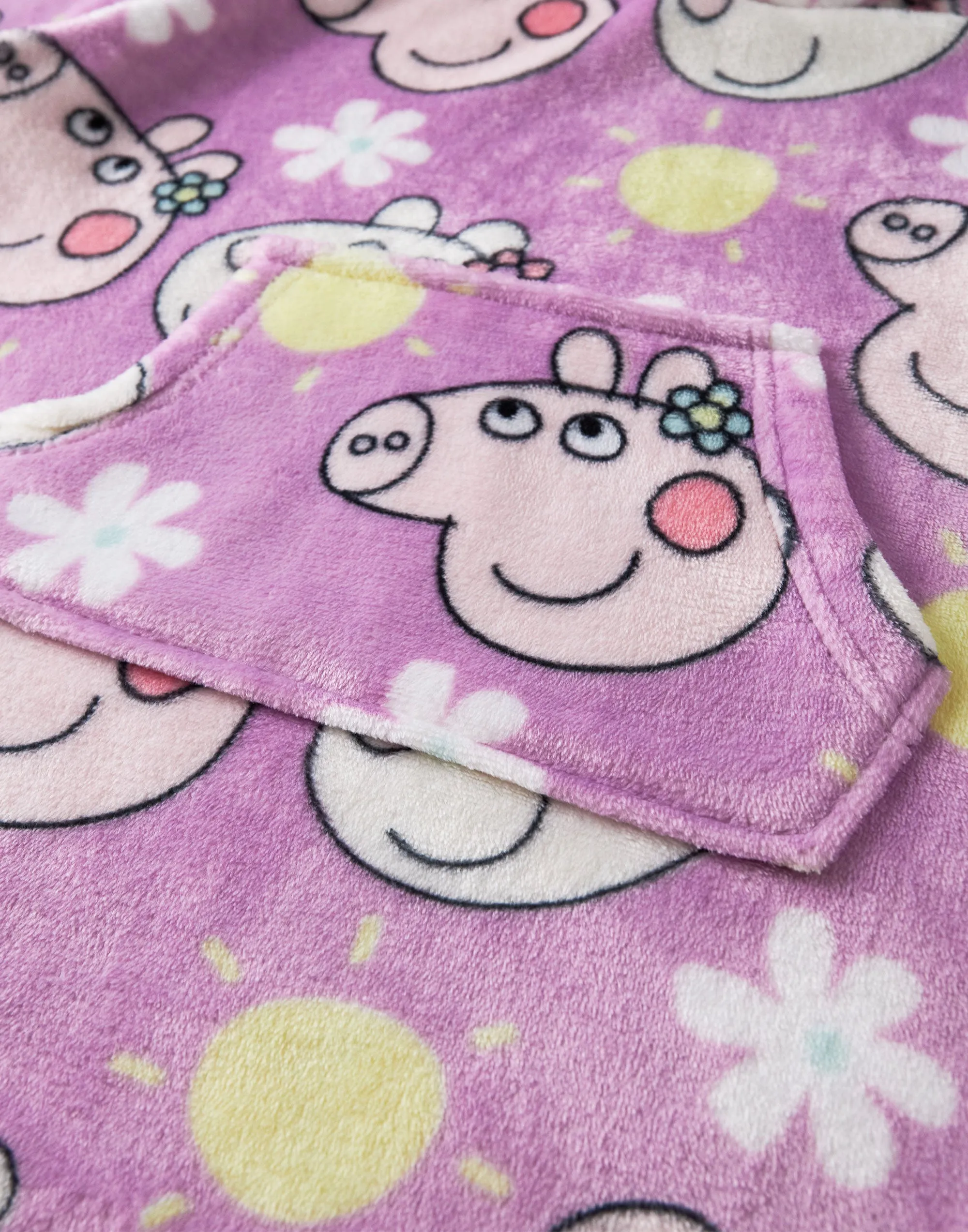 Peppa Pig Girls Blanket Hoodie