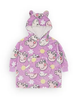 Peppa Pig Girls Blanket Hoodie