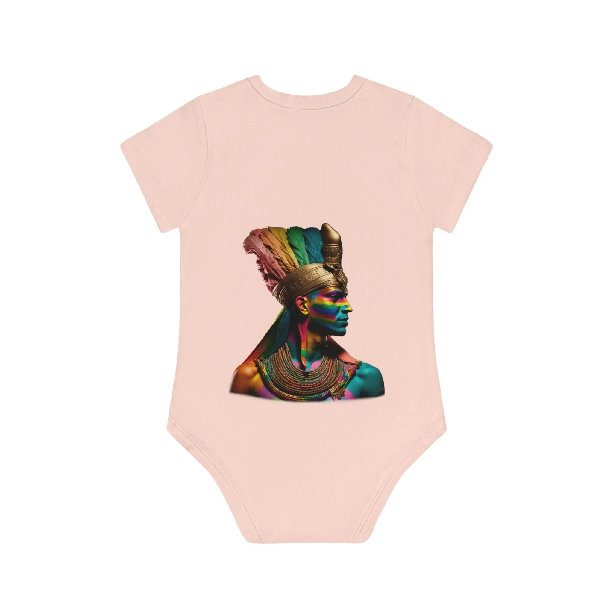 ,,PHARAOH" Baby Organic Short Sleeve Bodysuit