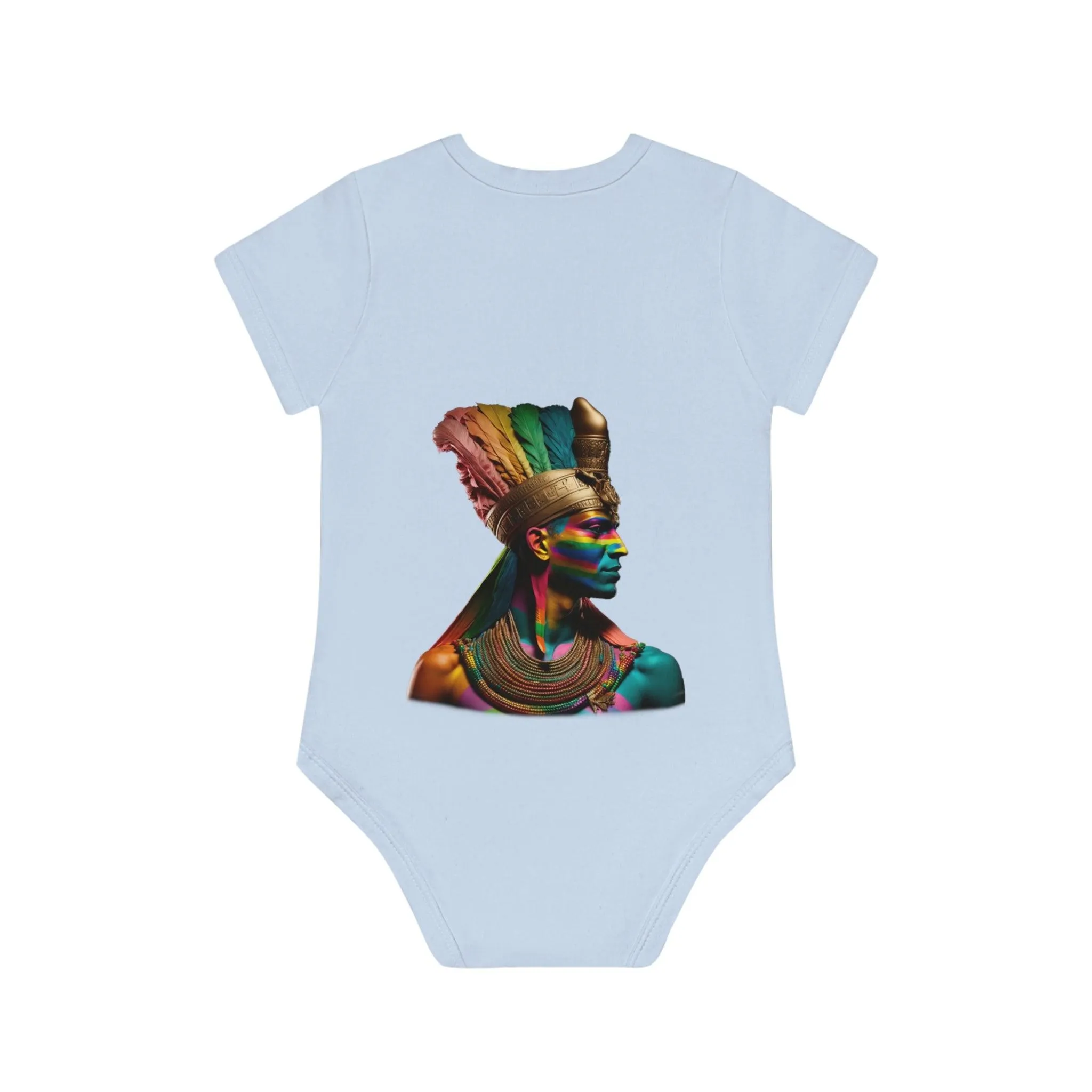 ,,PHARAOH" Baby Organic Short Sleeve Bodysuit