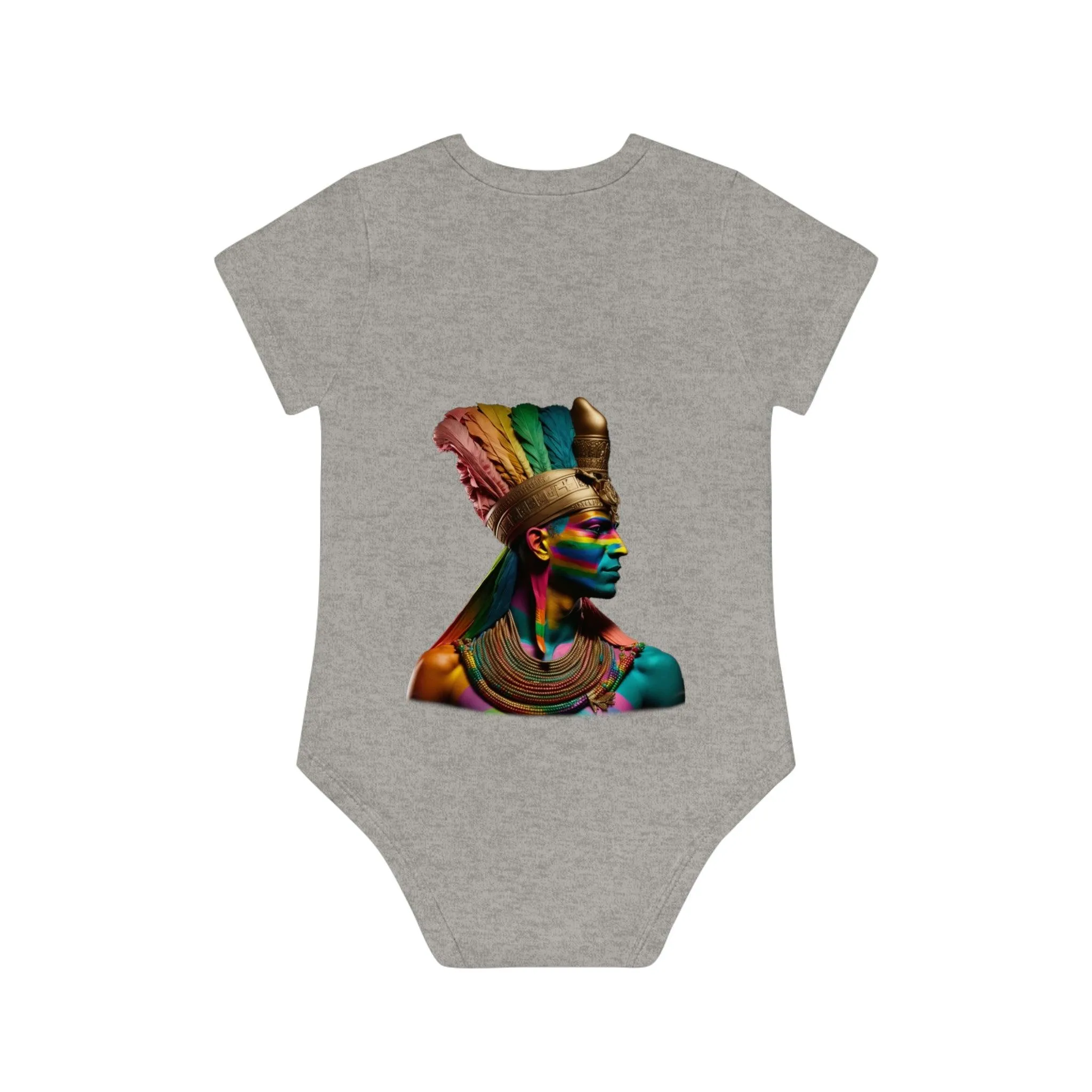 ,,PHARAOH" Baby Organic Short Sleeve Bodysuit