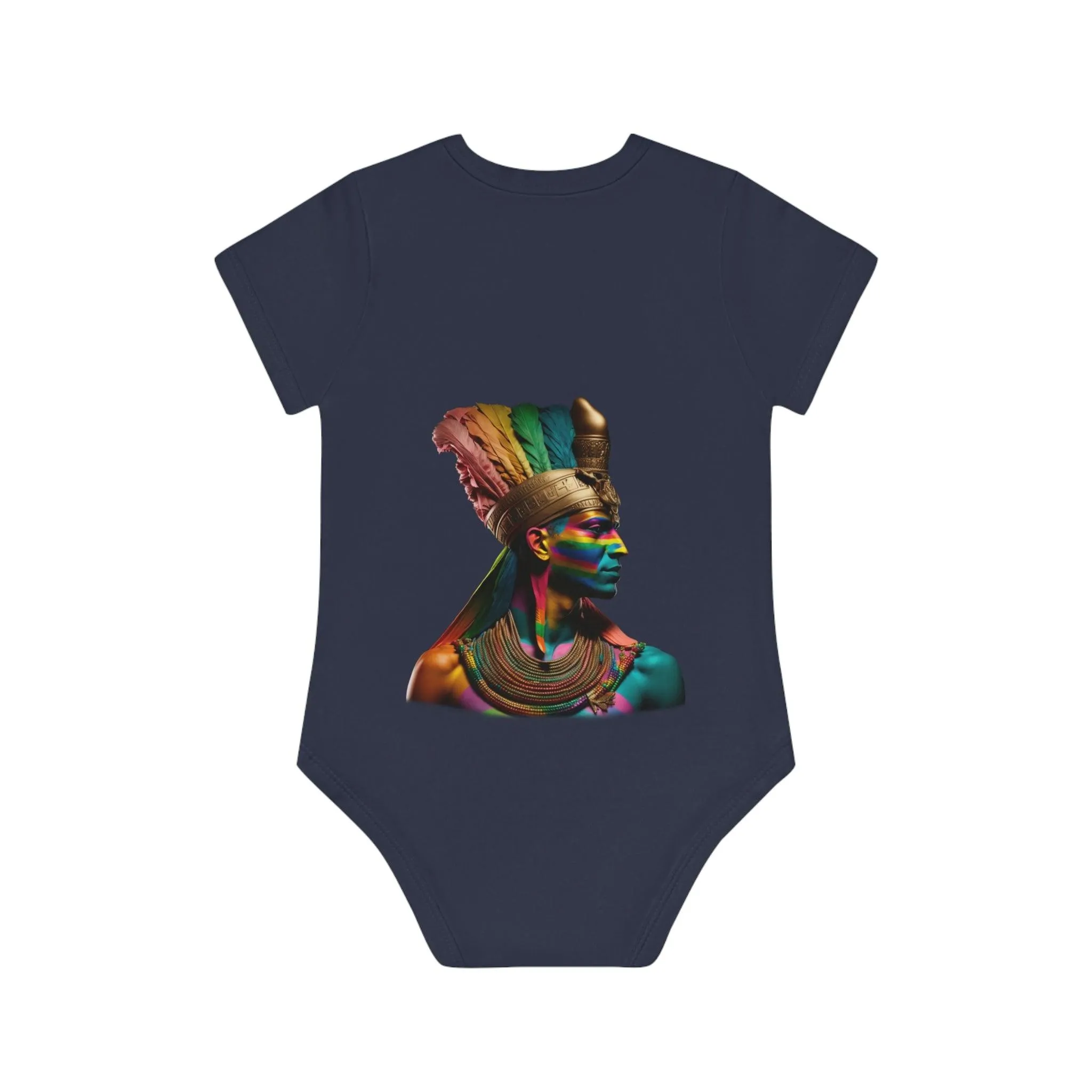 ,,PHARAOH" Baby Organic Short Sleeve Bodysuit