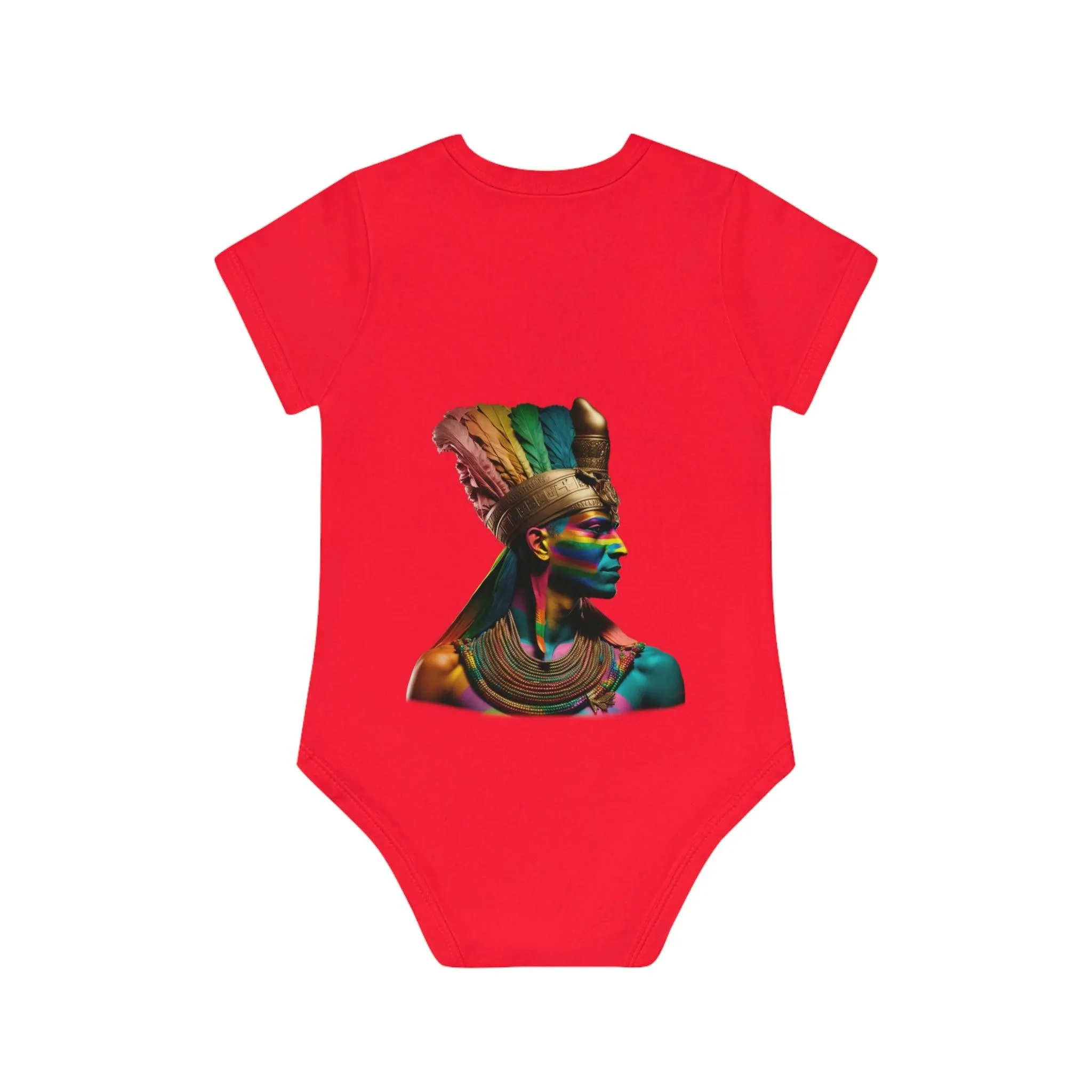 ,,PHARAOH" Baby Organic Short Sleeve Bodysuit