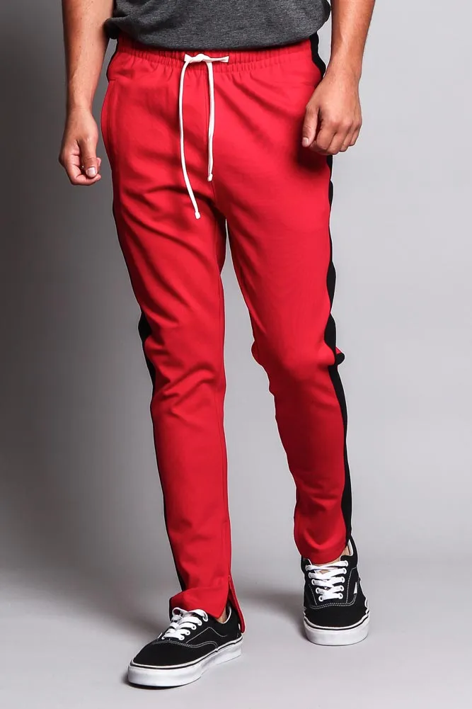 Premium Stretch Slim Fit Striped Track Pants