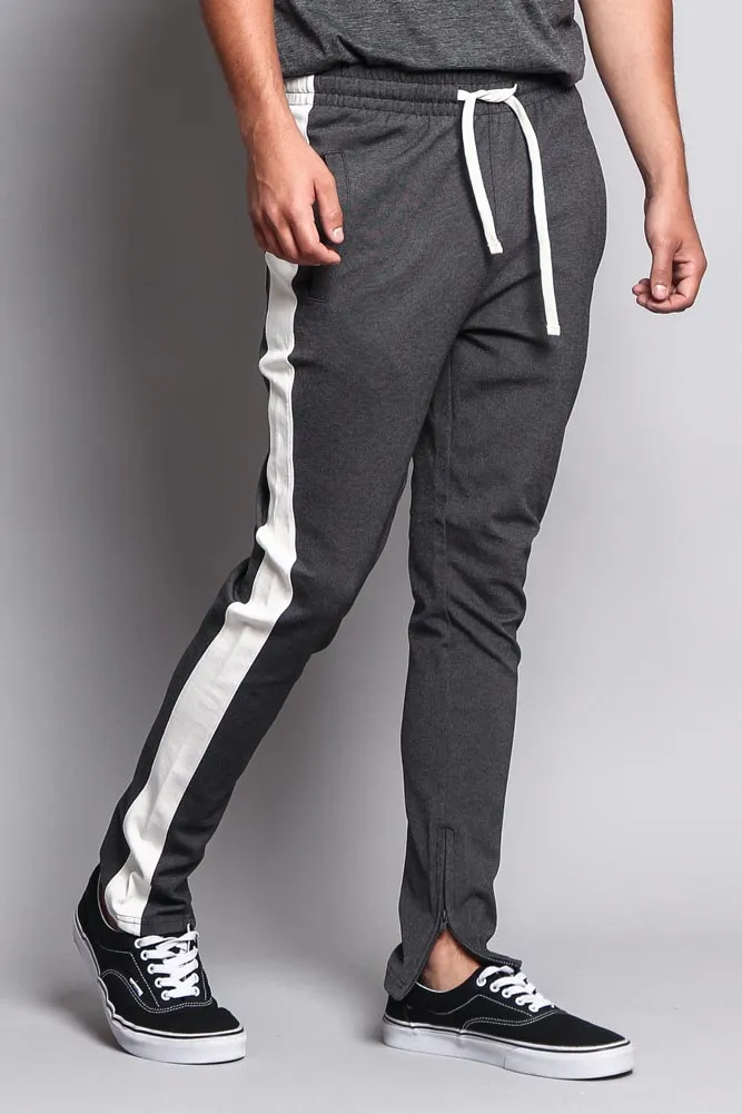 Premium Stretch Slim Fit Striped Track Pants