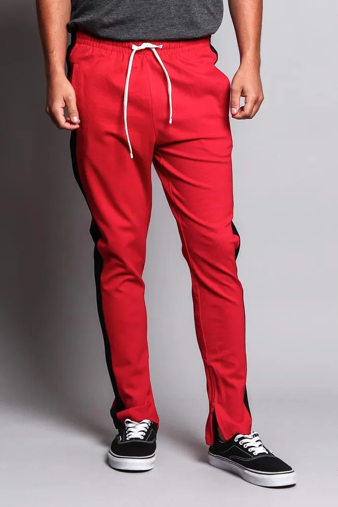 Premium Stretch Slim Fit Striped Track Pants