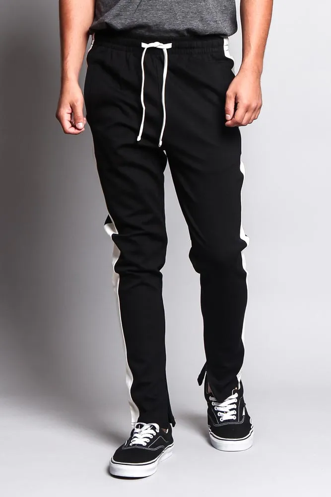 Premium Stretch Slim Fit Striped Track Pants