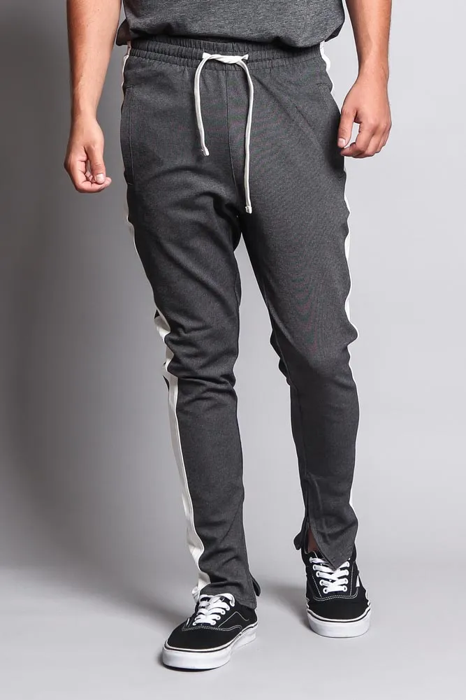 Premium Stretch Slim Fit Striped Track Pants