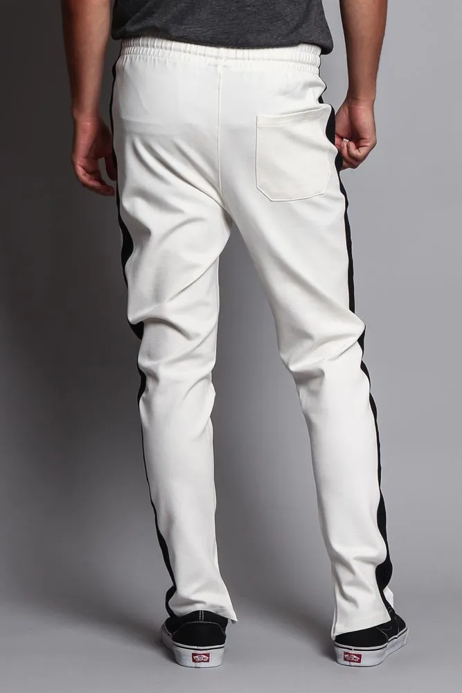 Premium Stretch Slim Fit Striped Track Pants