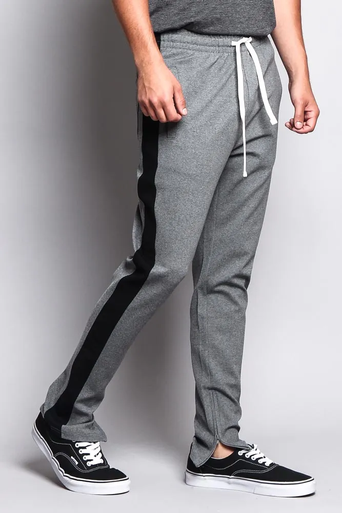 Premium Stretch Slim Fit Striped Track Pants