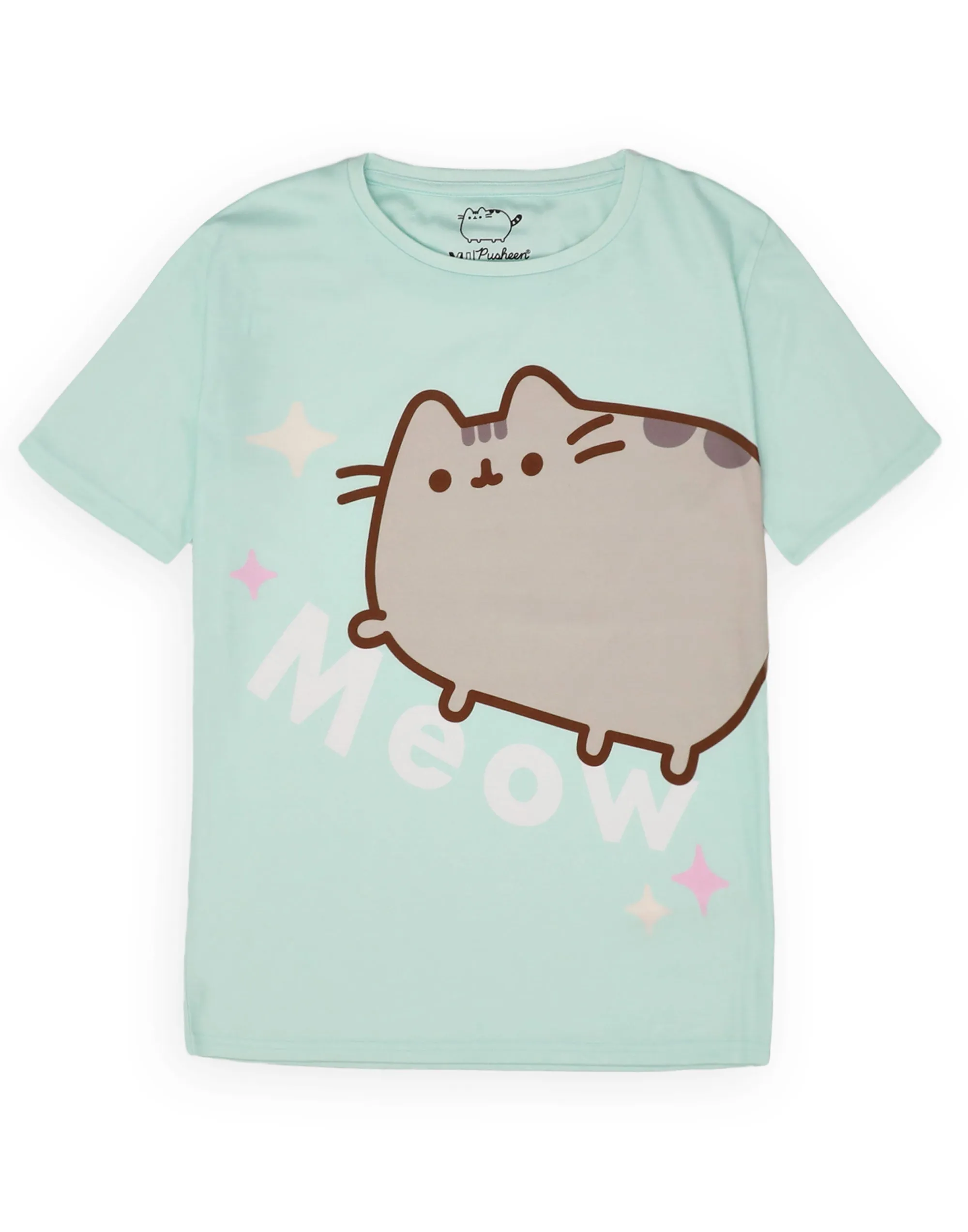 Pusheen Girls Green Pyjama Set