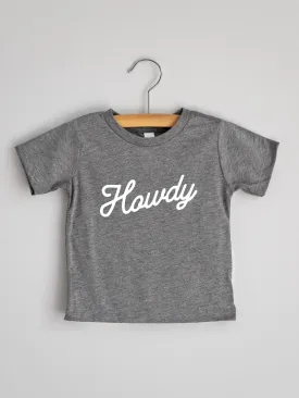 "Howdy" Organic Kids Tee