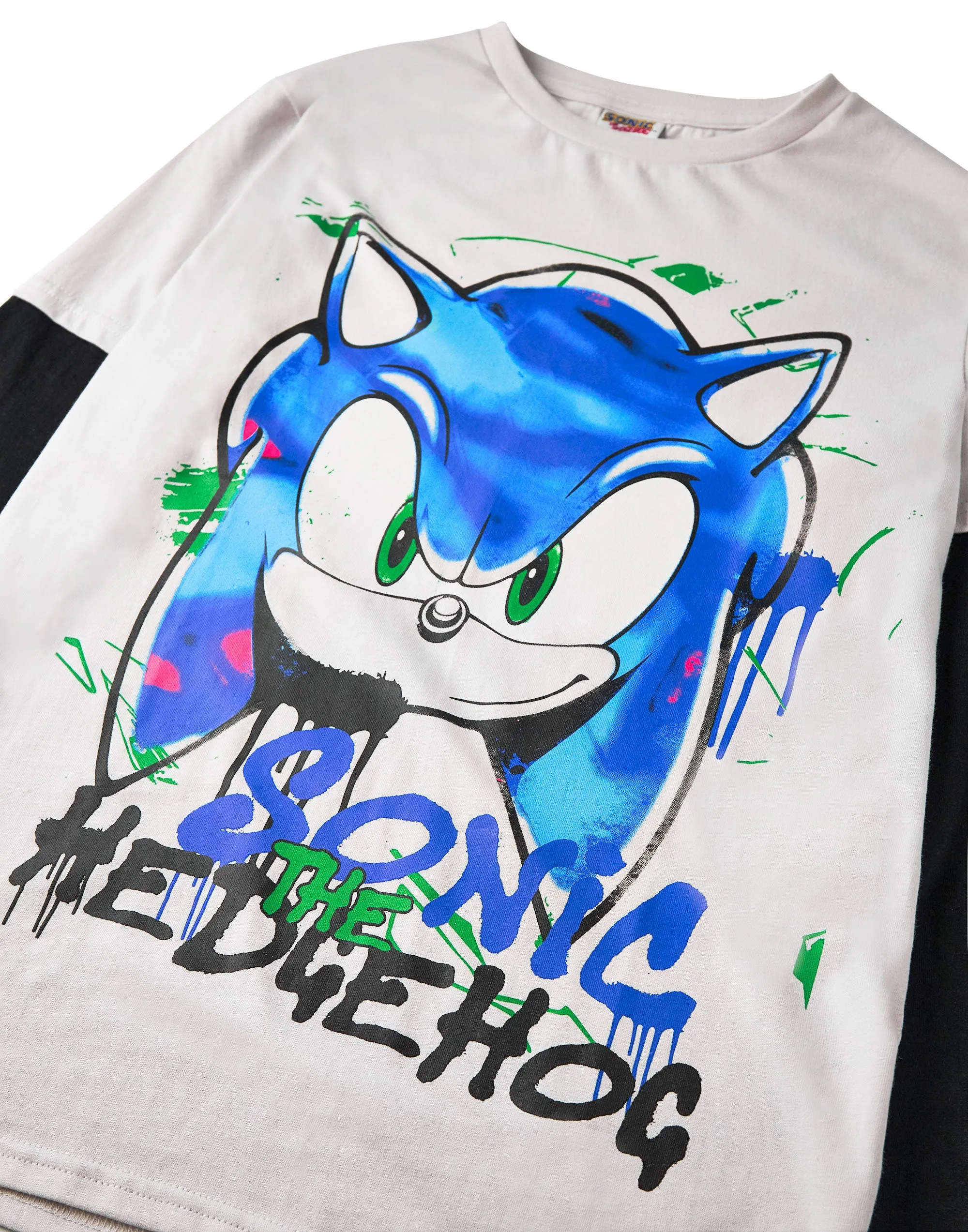 Sonic the Hedgehog Boys Skater T-Shirt